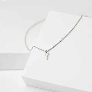 The Giving Keys Silver “Believe” Key Necklace